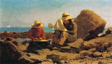 The Boat Builders, Winslow Homer